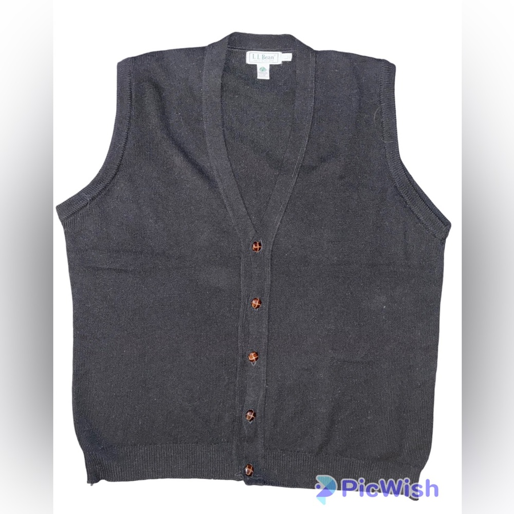 - Vintage LL Bean wool sweater vest